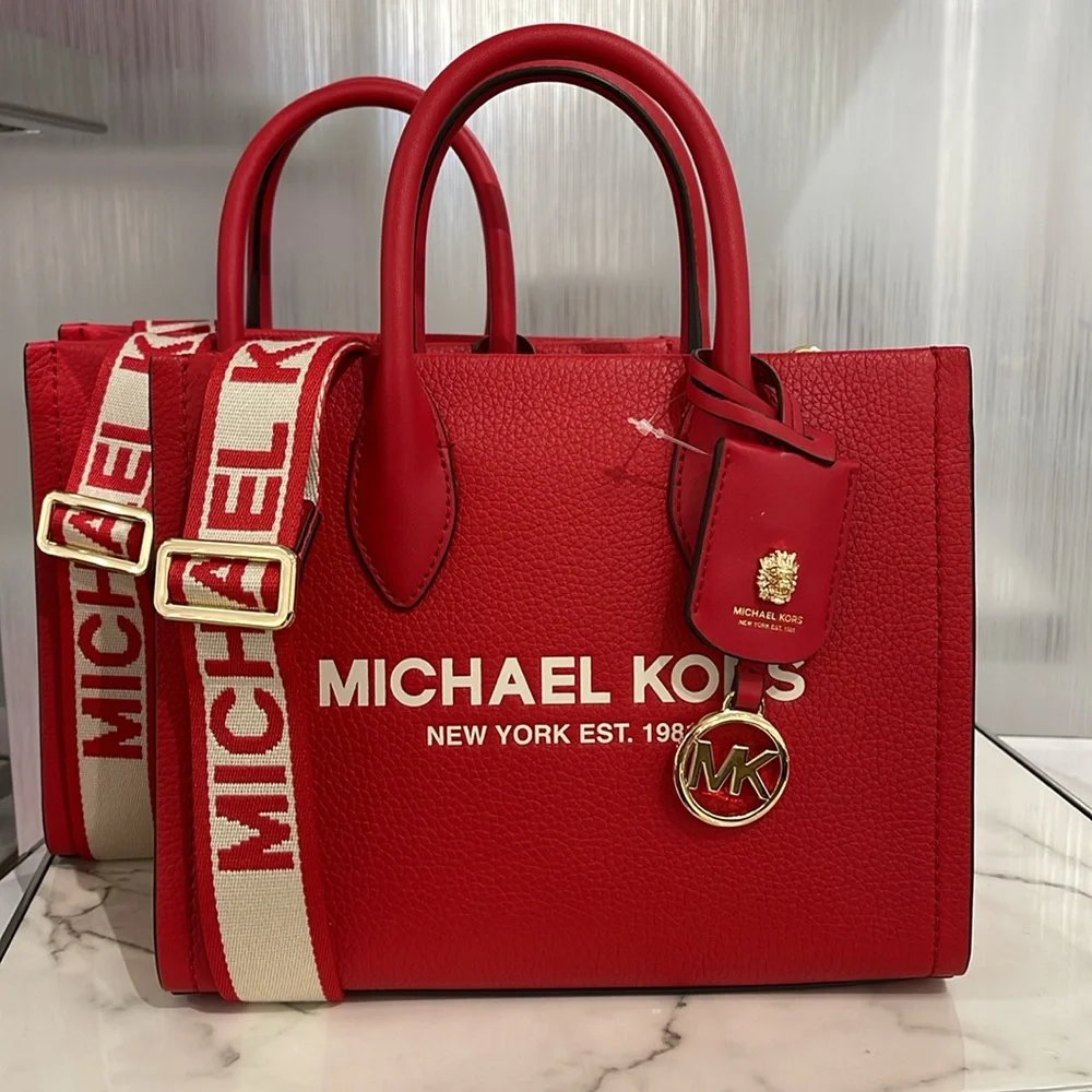 MICHAEL KORS
Mirella Small Pebble Leather Crossbody Bag
Bright Red
NWT - Picture 2 of 16